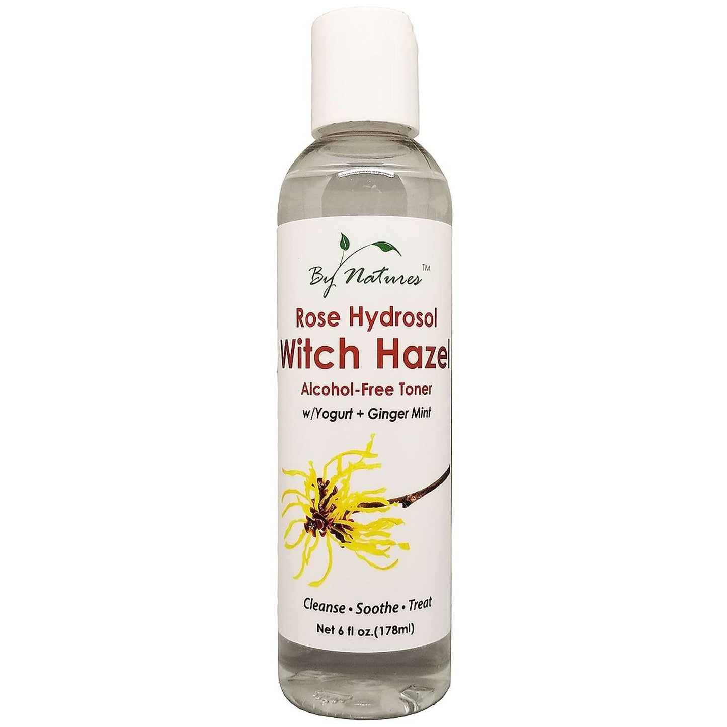 By Natures Rose Hydrosol Witch Hazel 6 Oz