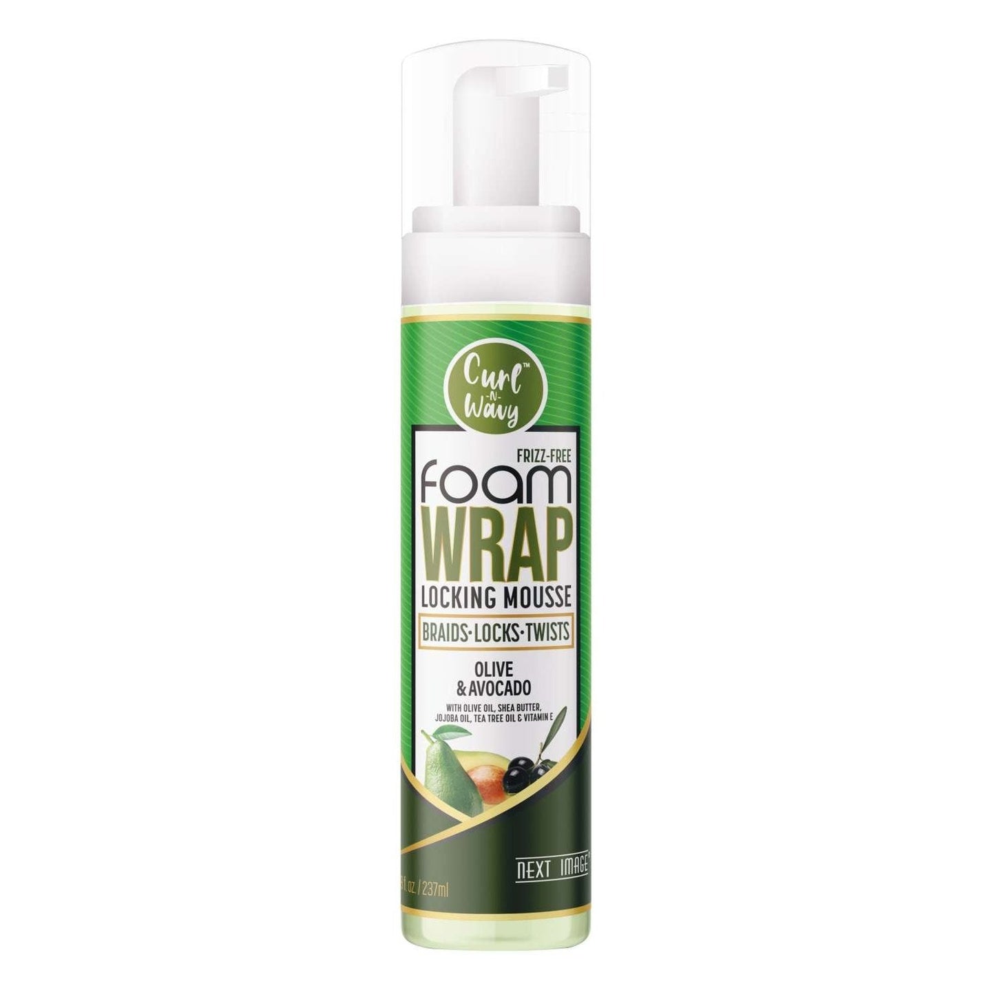 Next Image Foam Wrap Olive Avocado 8 Oz