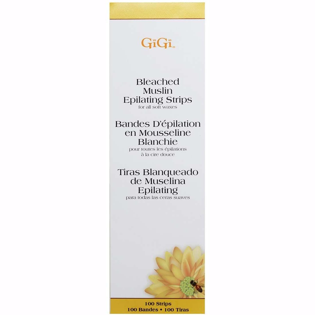 Gigi Bleached Muslin Epilating Strips Large