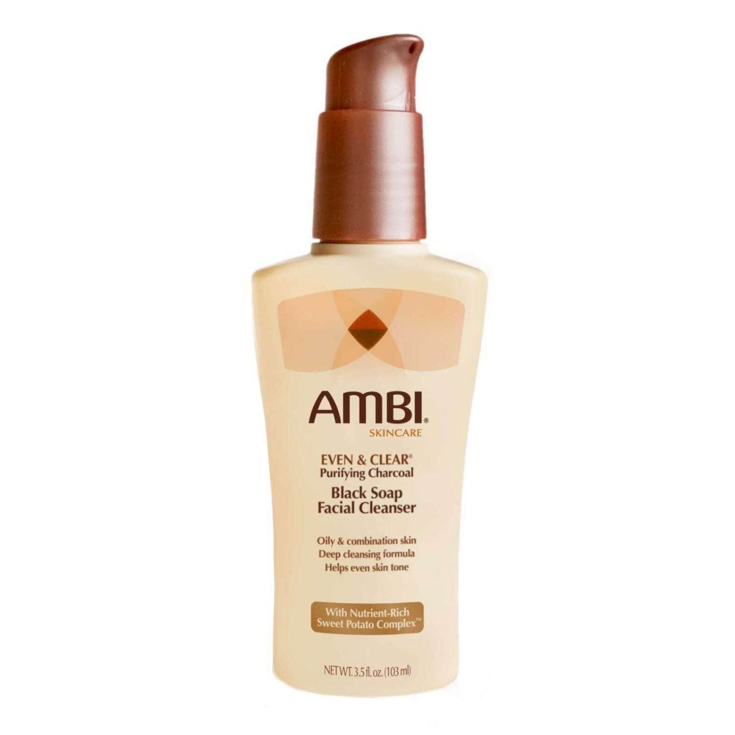 Ambi Even Clear Purifying Charcoal Black Soap Facial Cleanser