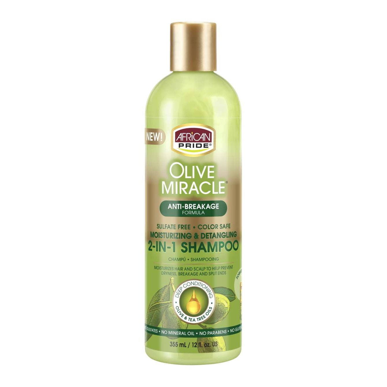 African Pride Olive Miracle 2 In 1 Shampoo Conditioner