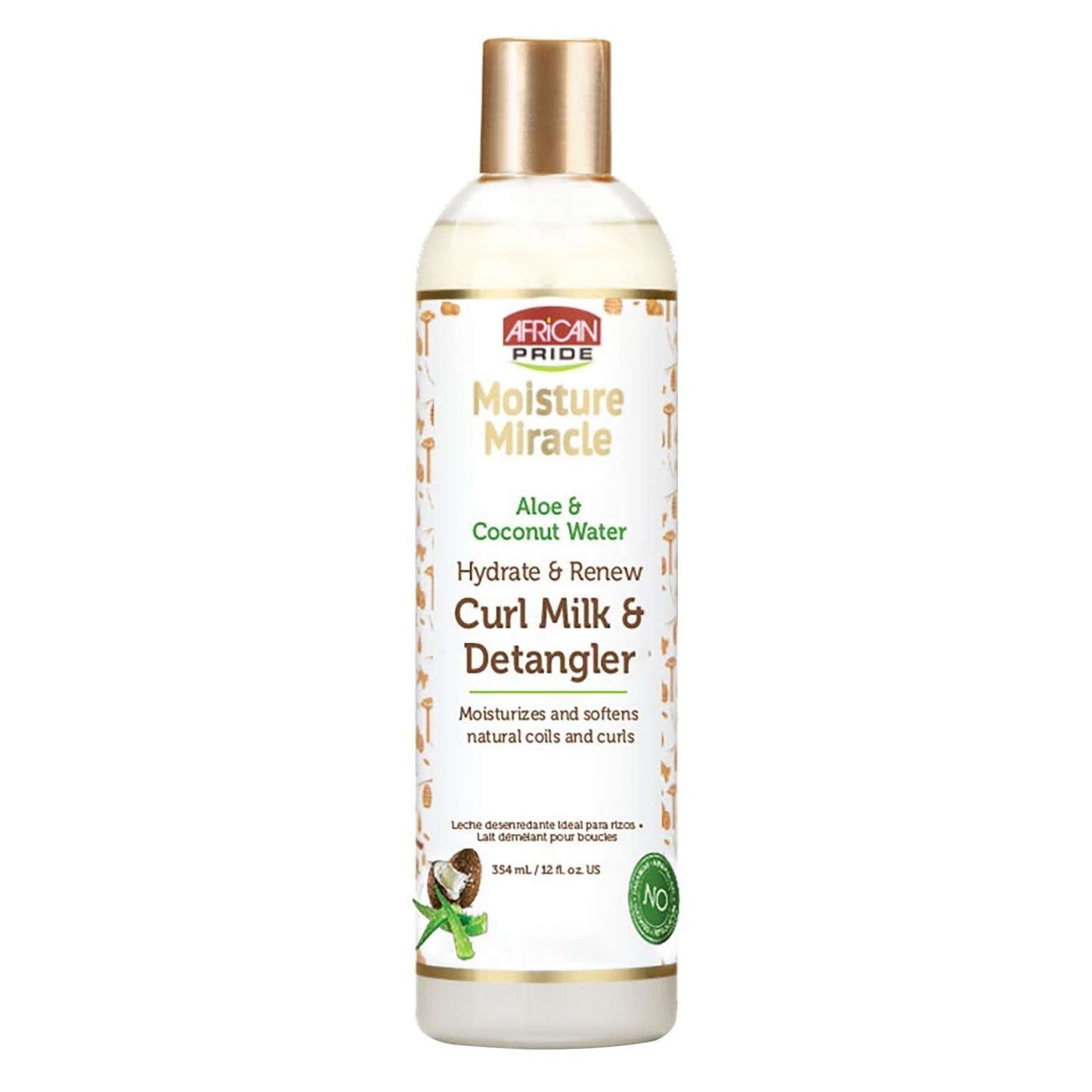 African Pride Moisture Miracle Hydrate Renew Curl Milk Detangler