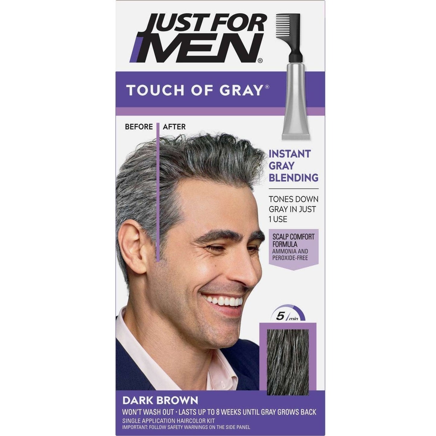 Just For Men Touch Of Gray Dark Brown