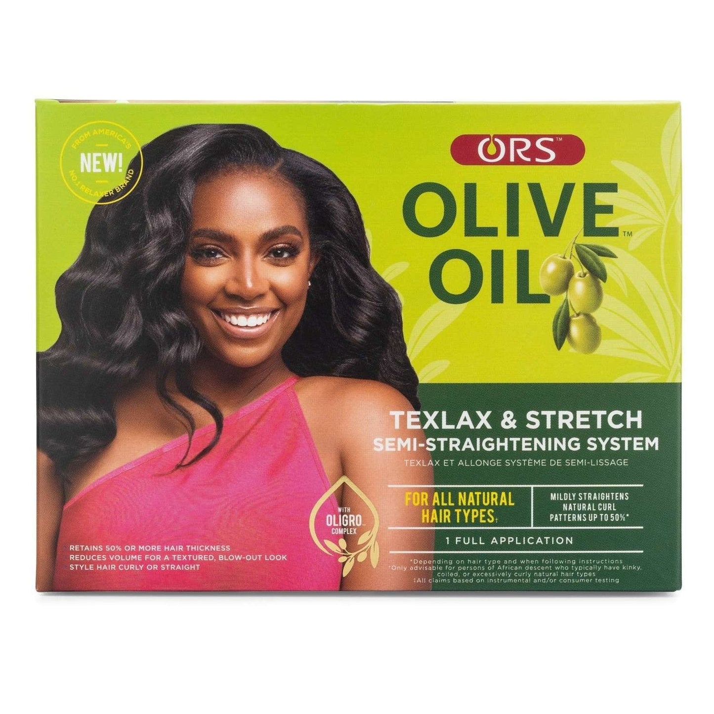 Ors Olive Oil Texlax Stretch Semi-Straightening System