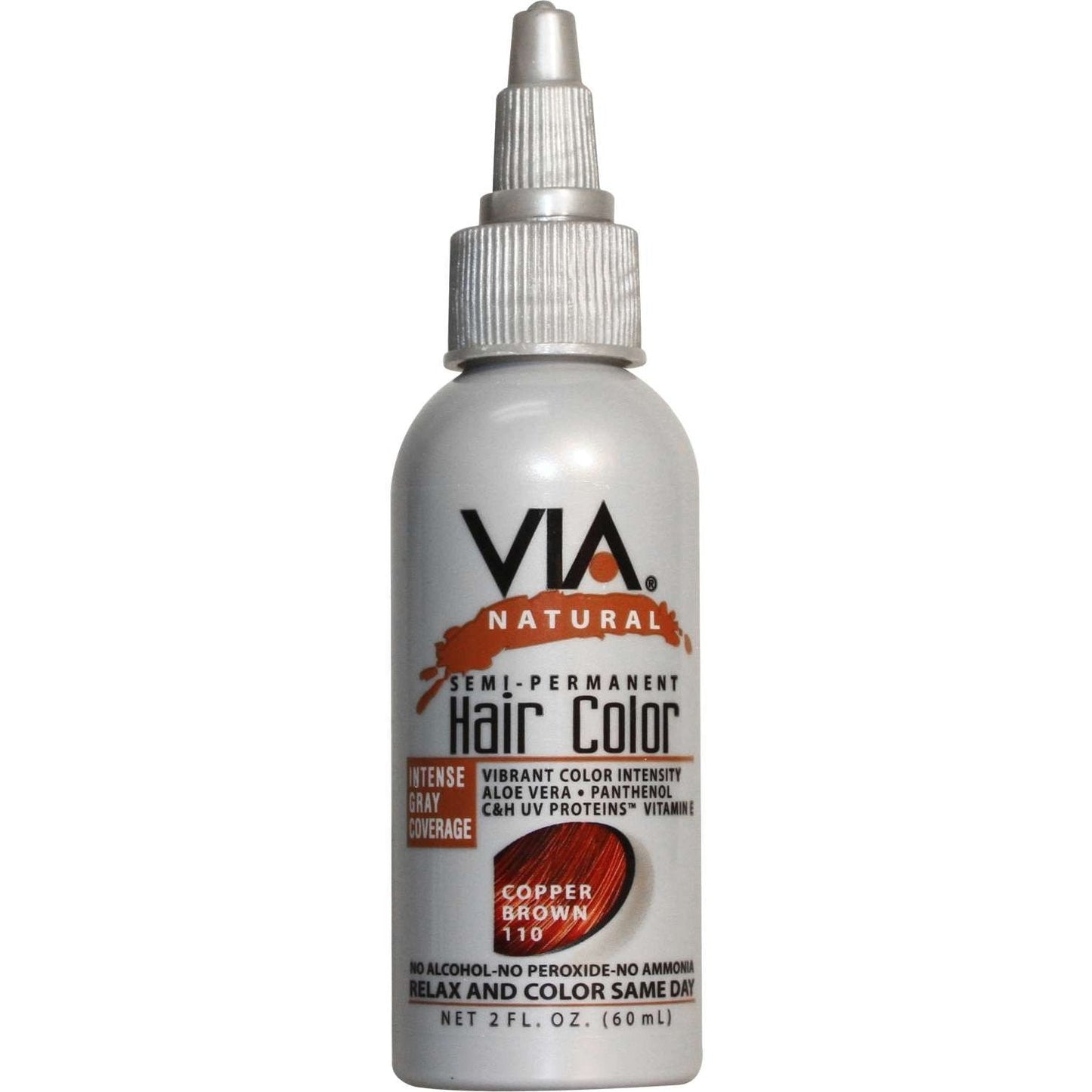 Via Natural Hair Color 110 Copper Brown