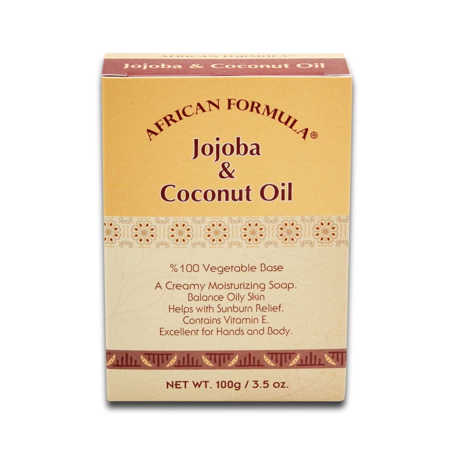 African Formula Jojoba  Coconut Soap 3.5 Oz
