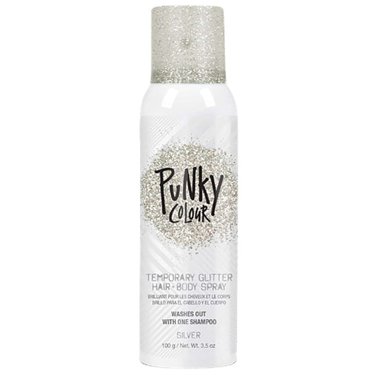 Punky Colour Temporary Color Highlight Spray Glitter Silver 3.5 Oz