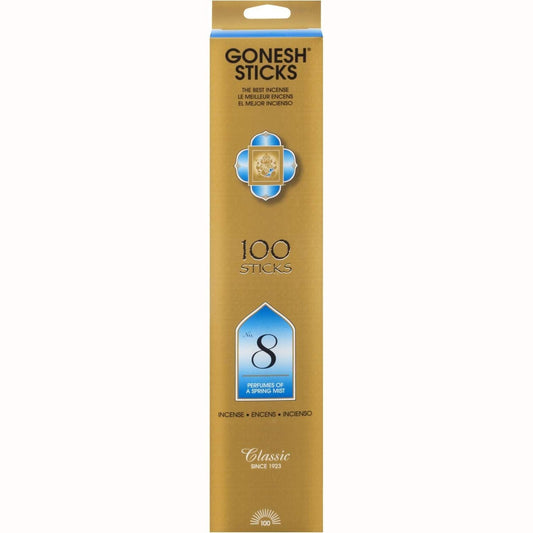 Gonesh Stick Classic 8 Spring Mist 100 Pc