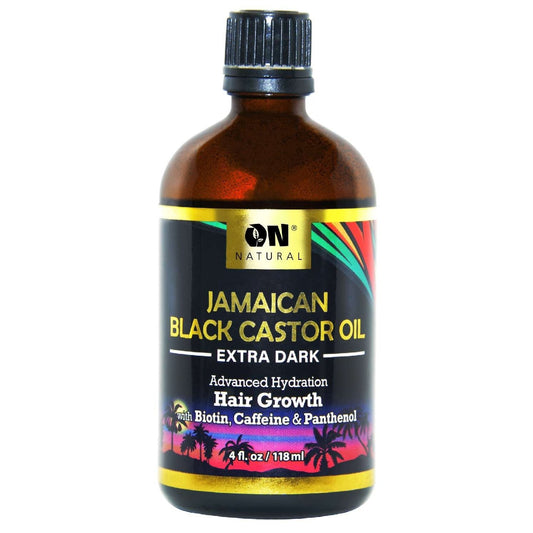 On Natural Jamaican Black Castor Oil Extra Dark 4 Oz